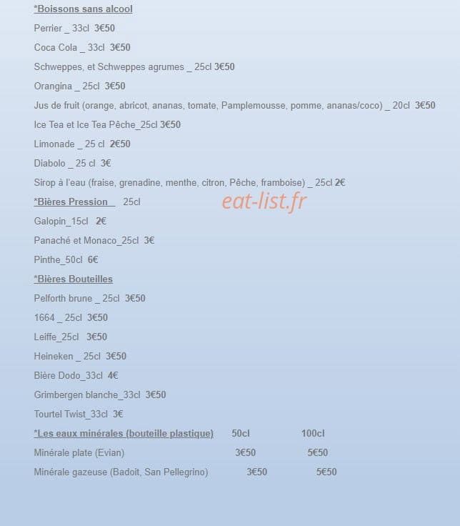 L'Oie'Z'Haut — carte page 8