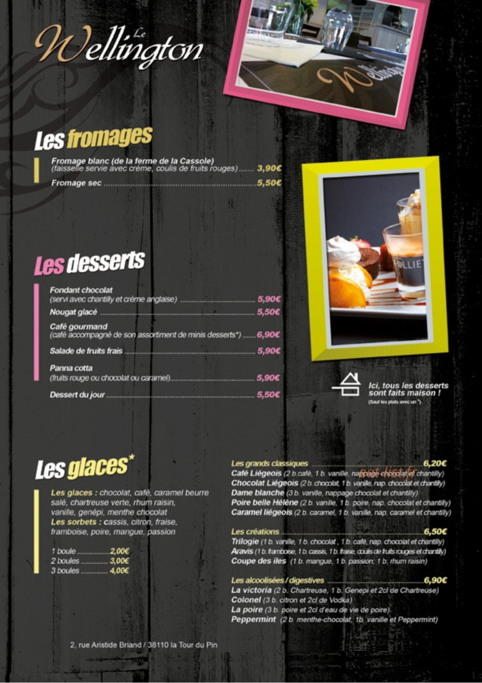 Le Wellington — carte page 4