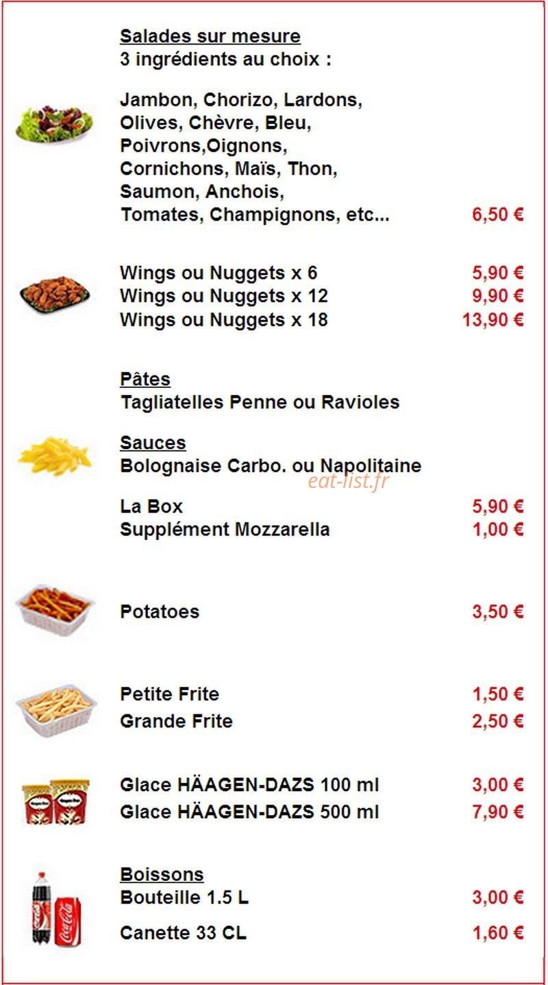 Milano Pizza — carte page 3