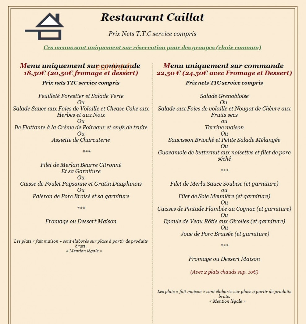 Caillat — carte page 3