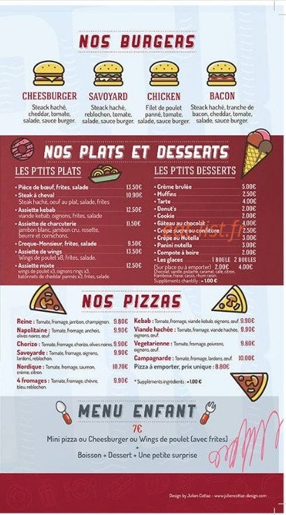 Le P'tit Martinet — carte page 2