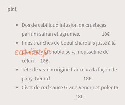 Hôtel de la Poste — carte page 2
