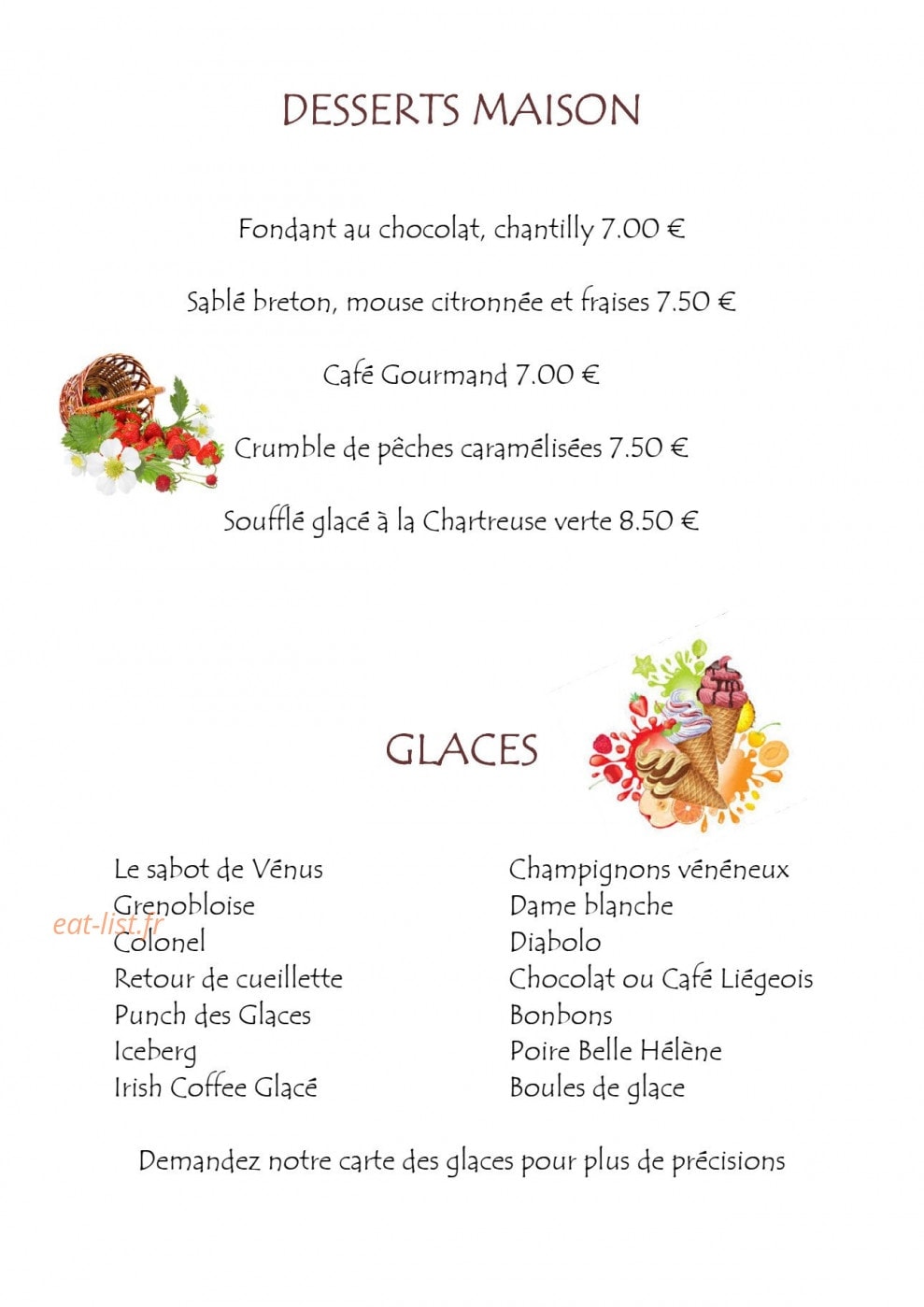 Le Sabot de Vénus — carte page 6