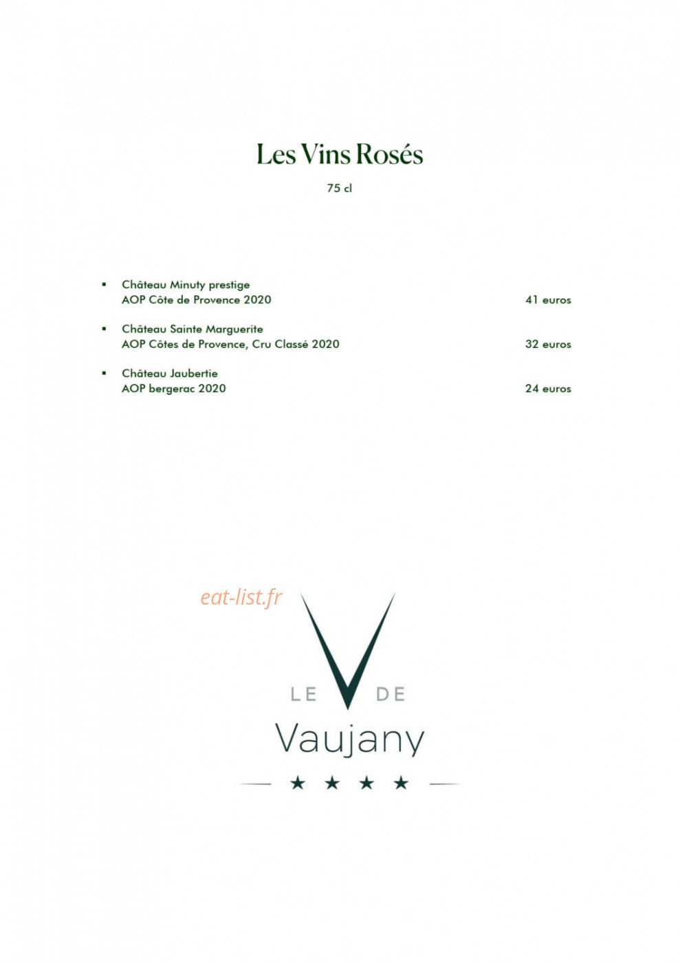 Ida Restaurant — carte page 13