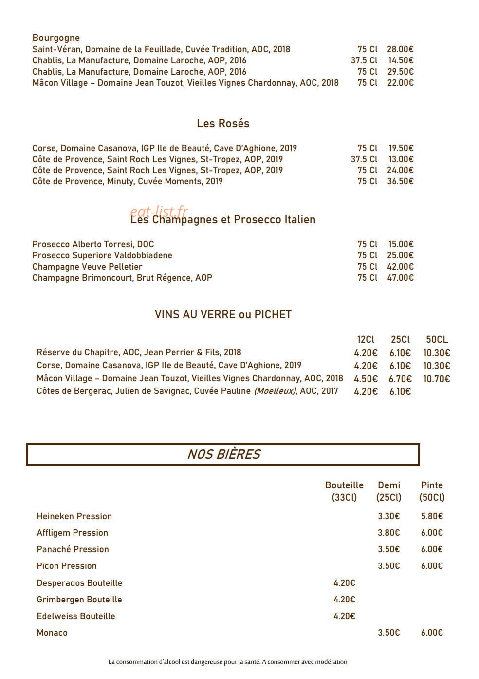 L'Arbre Bleu — carte page 5