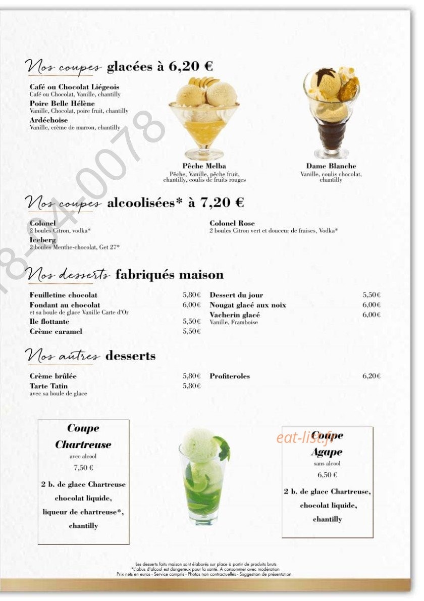 La Queue De Cochon — carte page 5