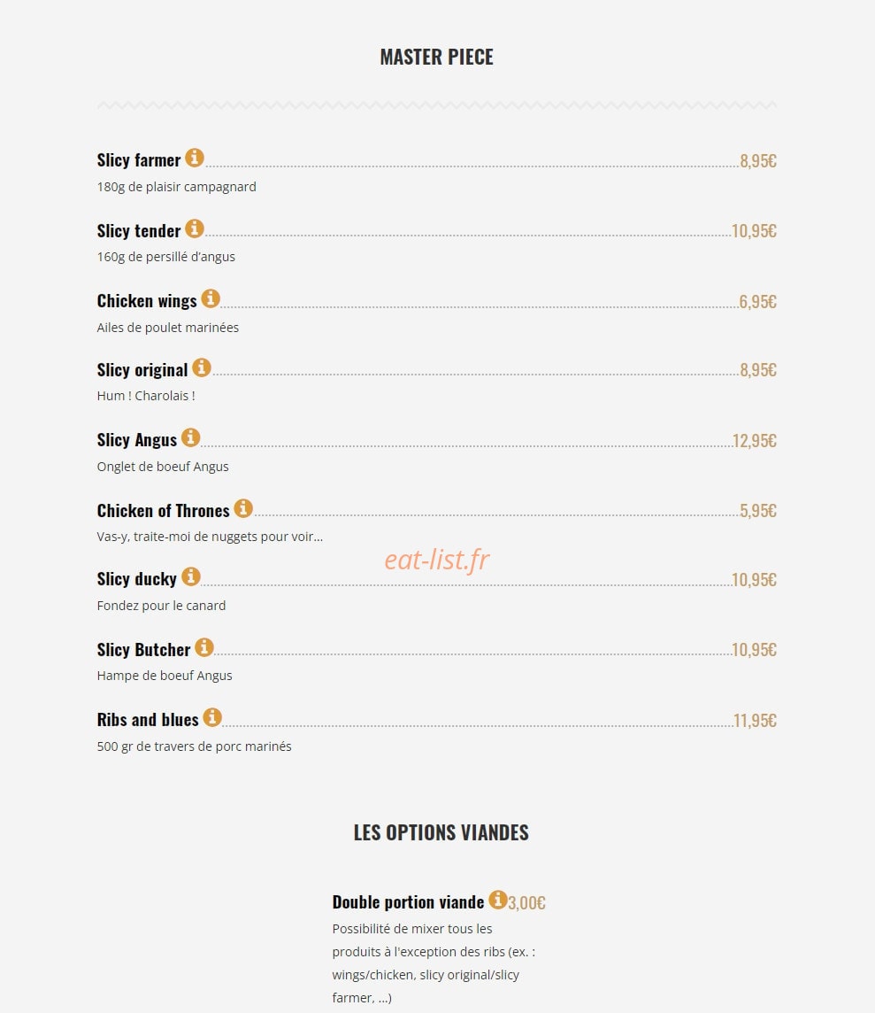 Brut Butcher — carte page 5