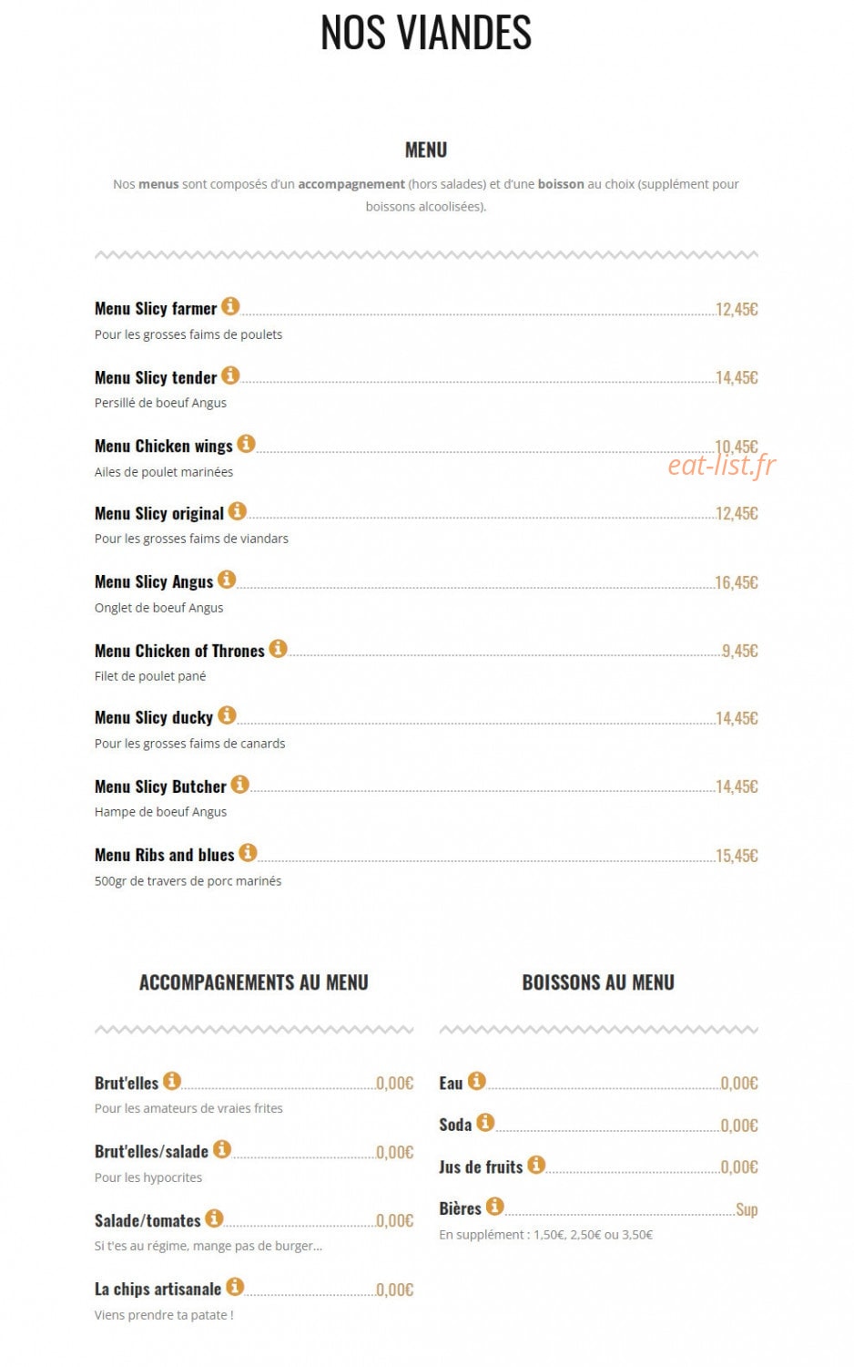 Brut Butcher — carte page 4