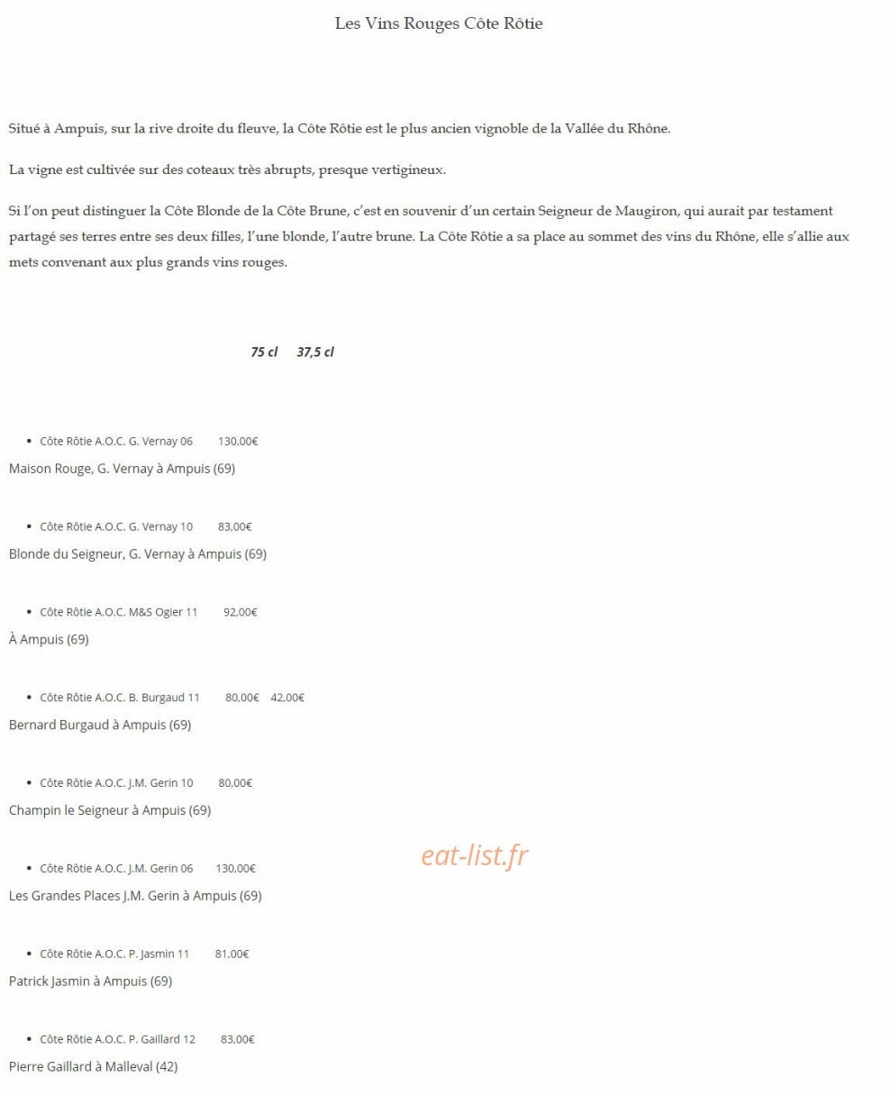 La Dame Aux Fleurs — carte page 8