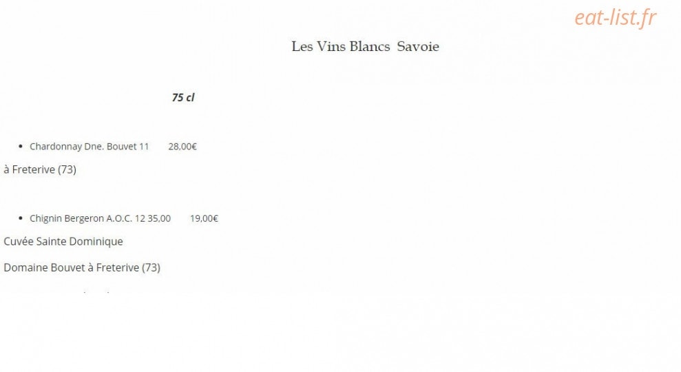 La Dame Aux Fleurs — carte page 18