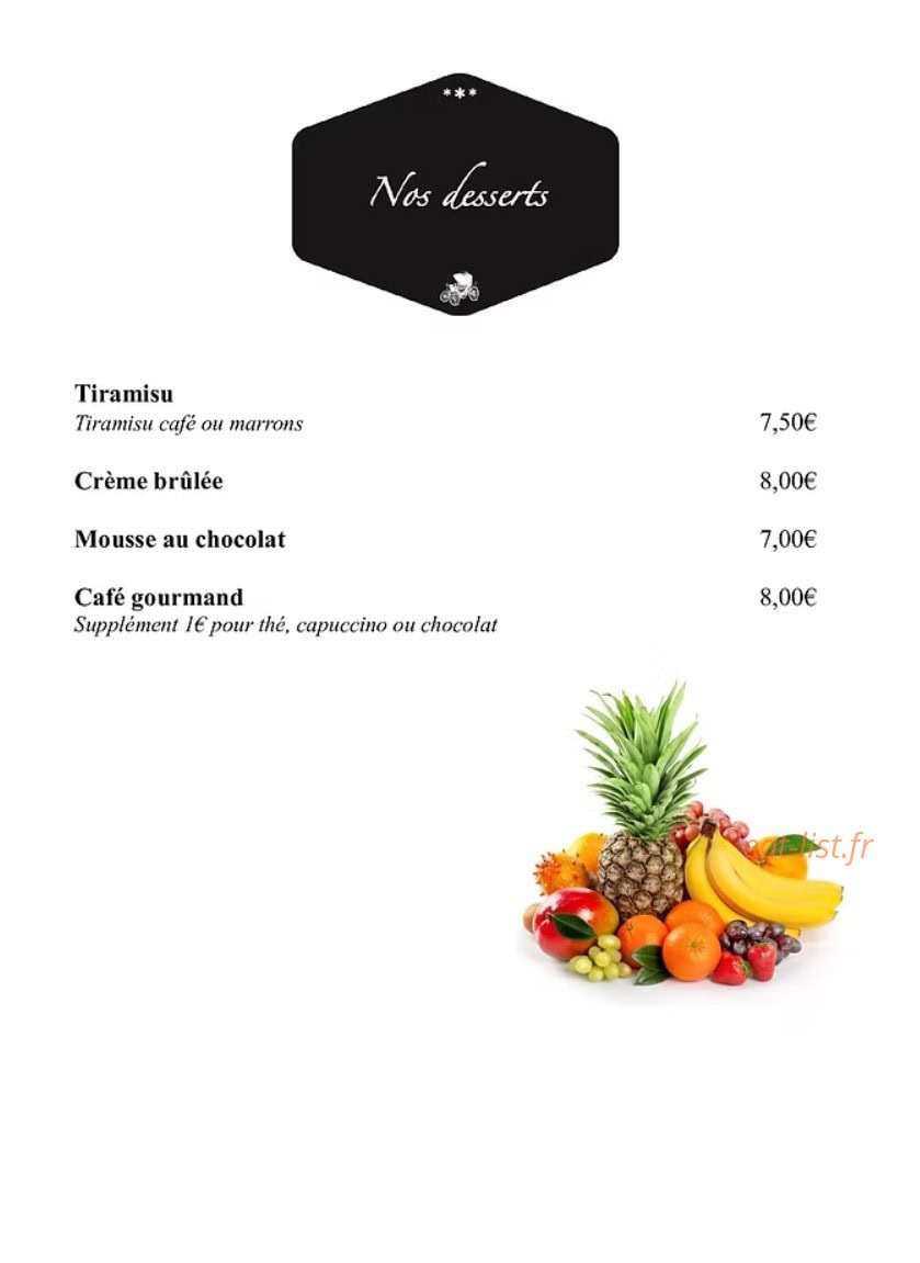 Le Fiacre — carte page 7