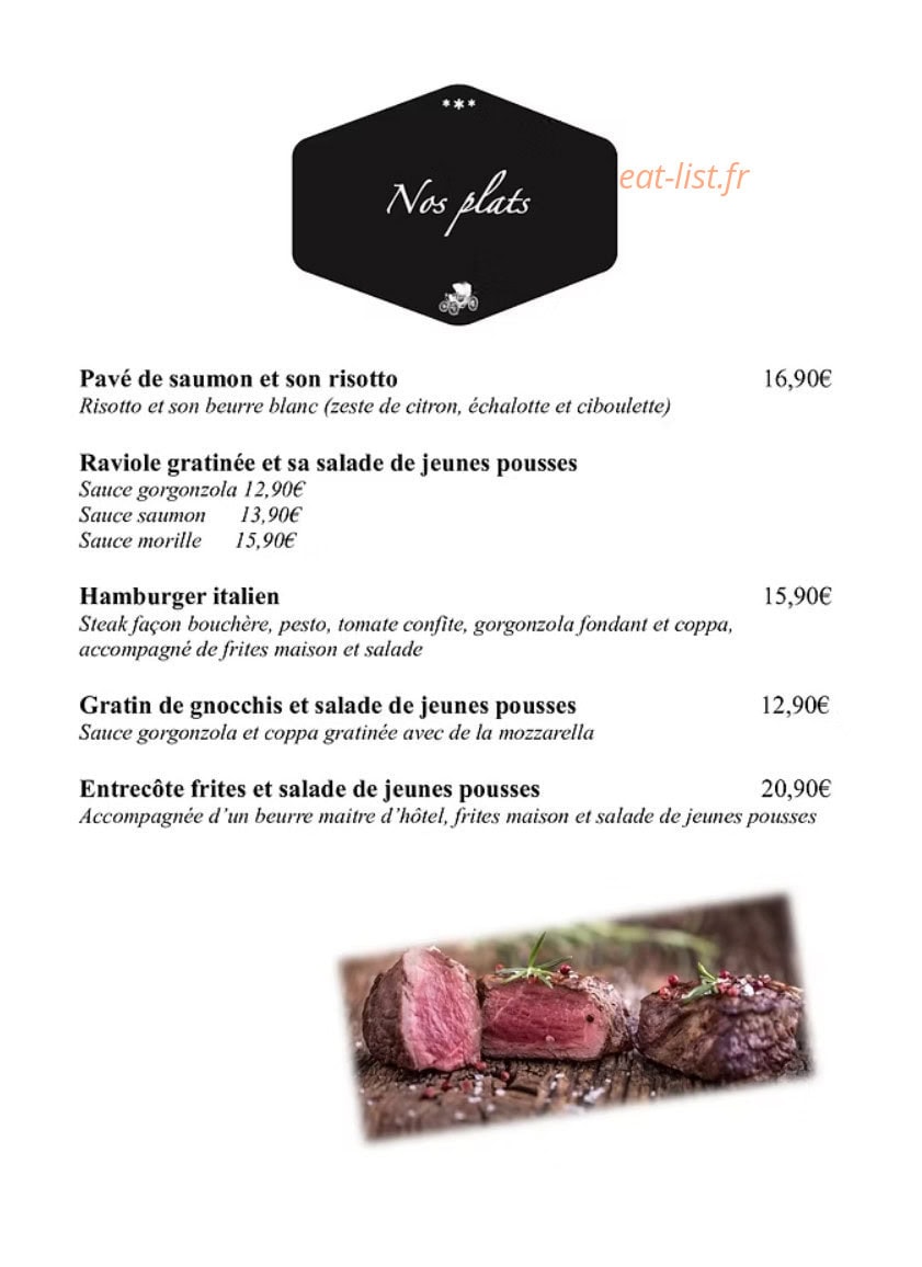 Le Fiacre — carte page 2