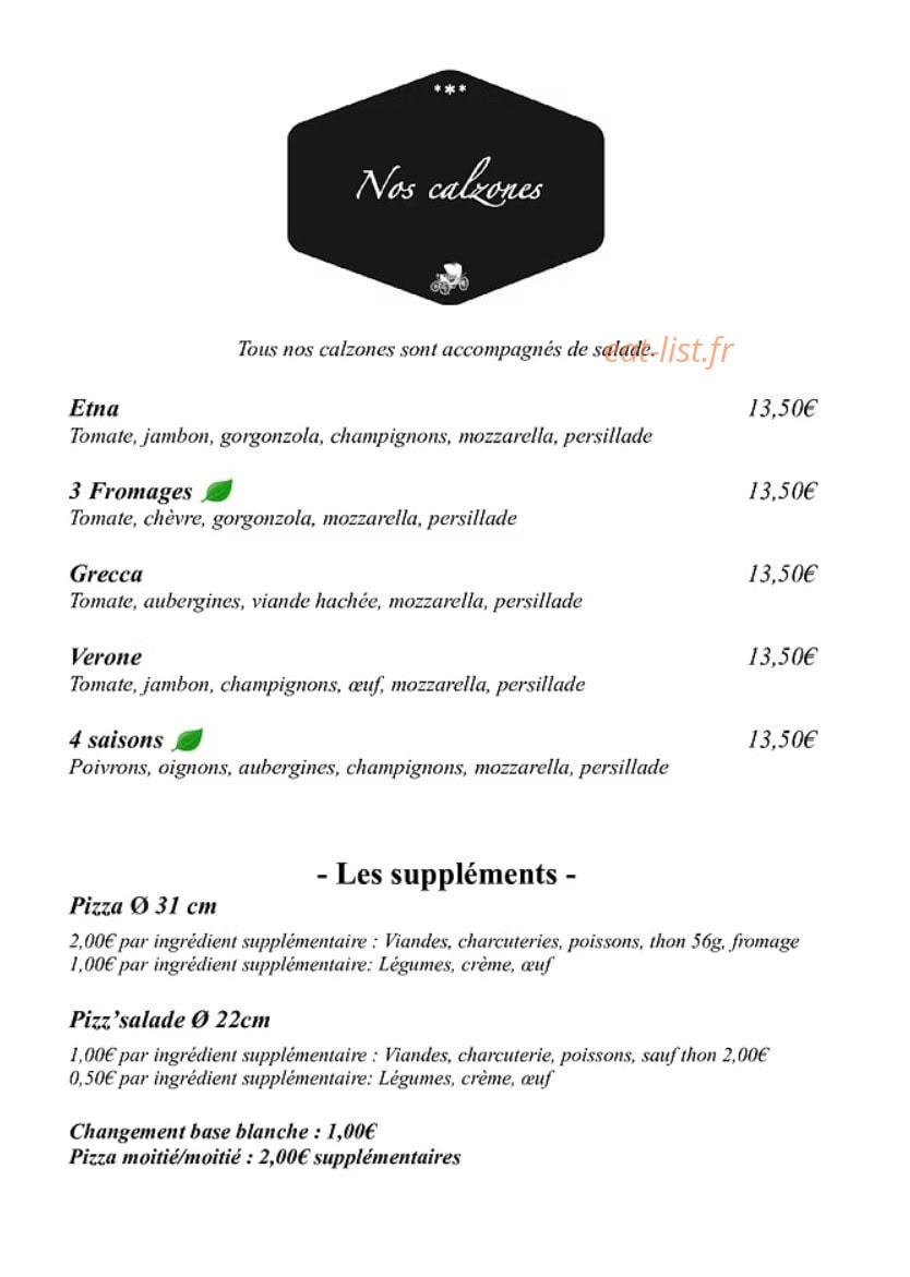 Le Fiacre — carte page 6