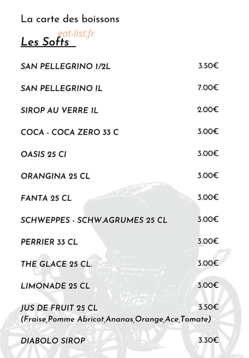 Le Fiacre — carte page 11