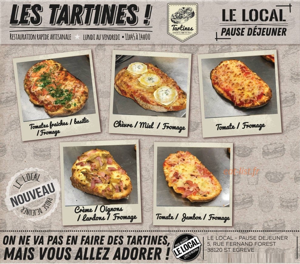 Le local — carte page 1
