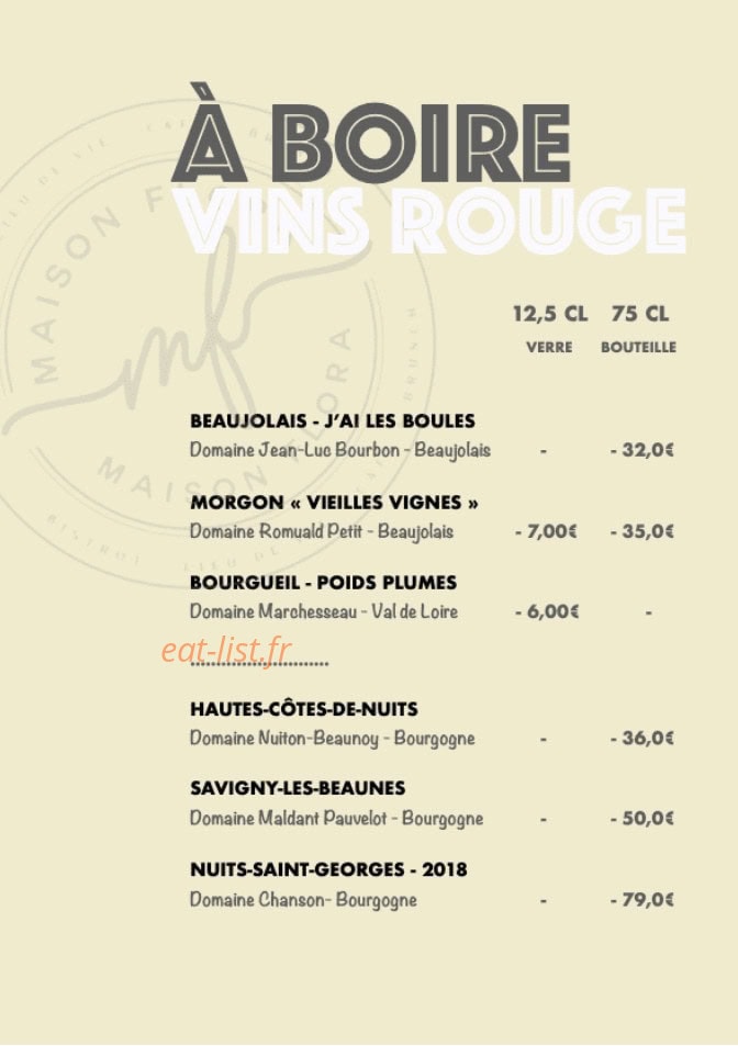 Maison Flora — carte page 13