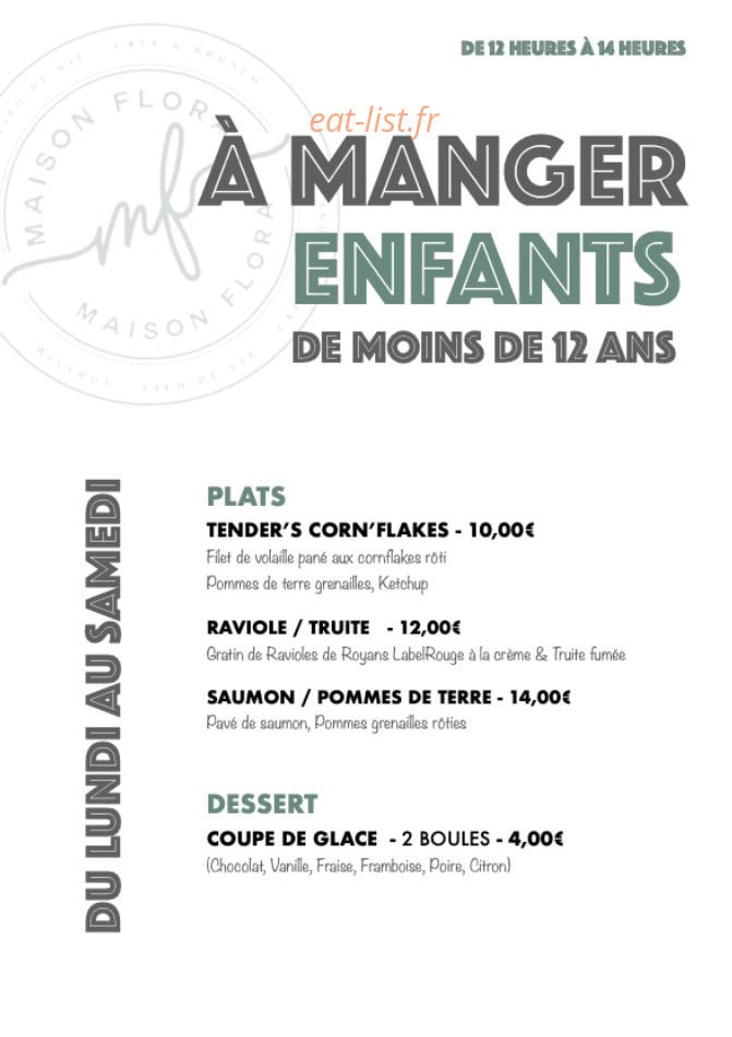Maison Flora — carte page 3