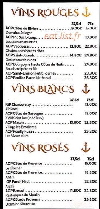 Pacific Grill — carte page 7
