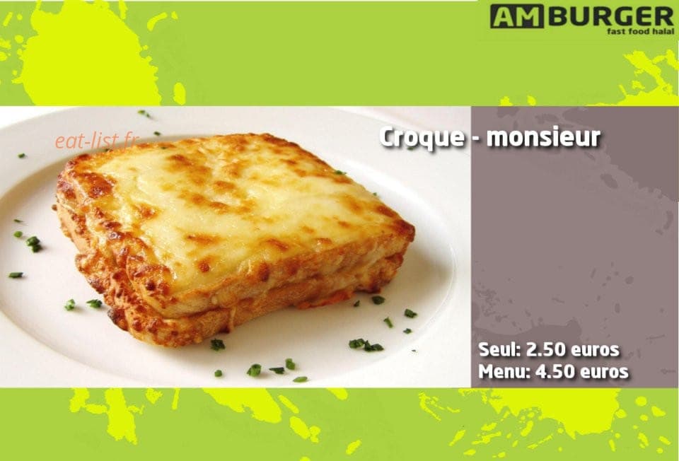 Am burger — carte page 7