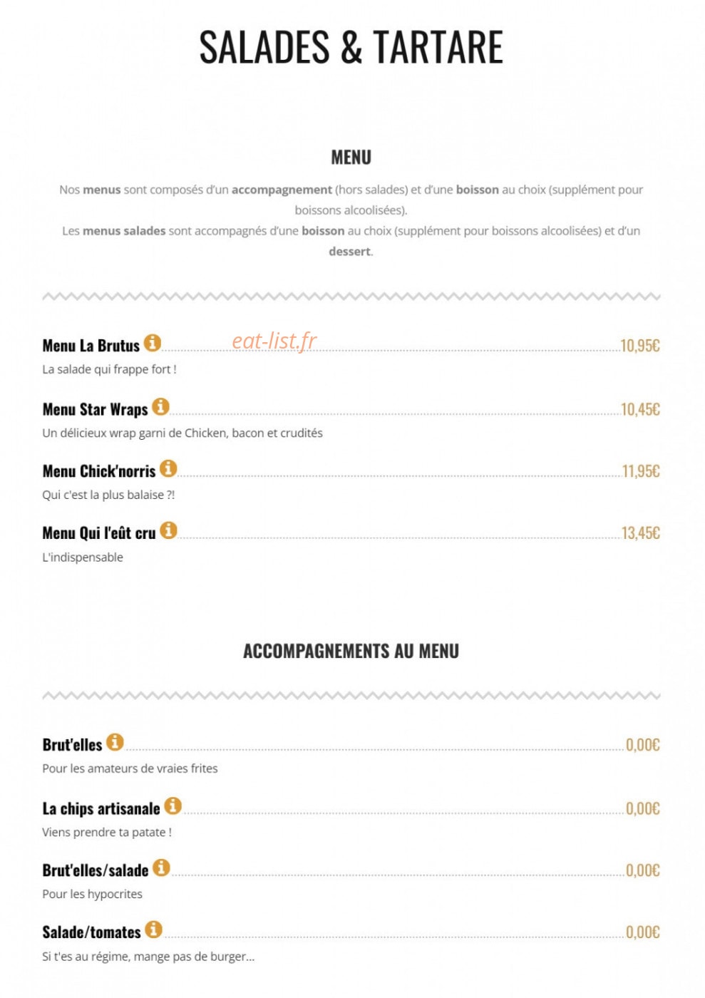 Brut Butcher — carte page 5