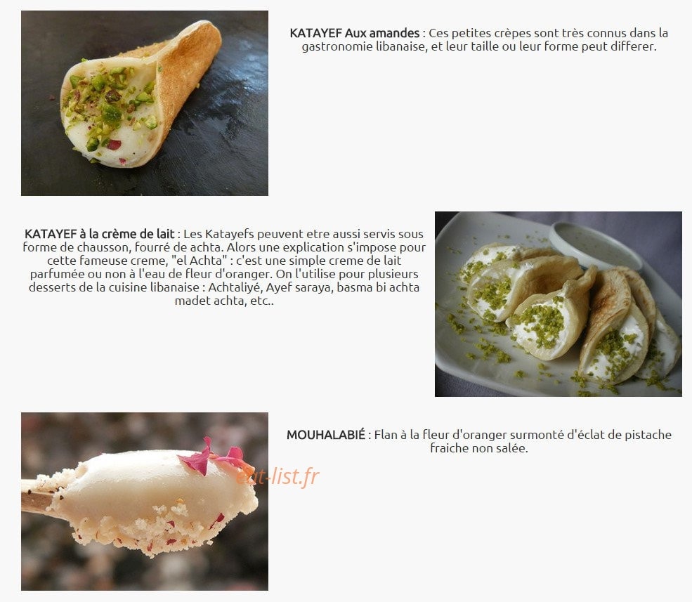 Comptoir Libanais — carte page 10