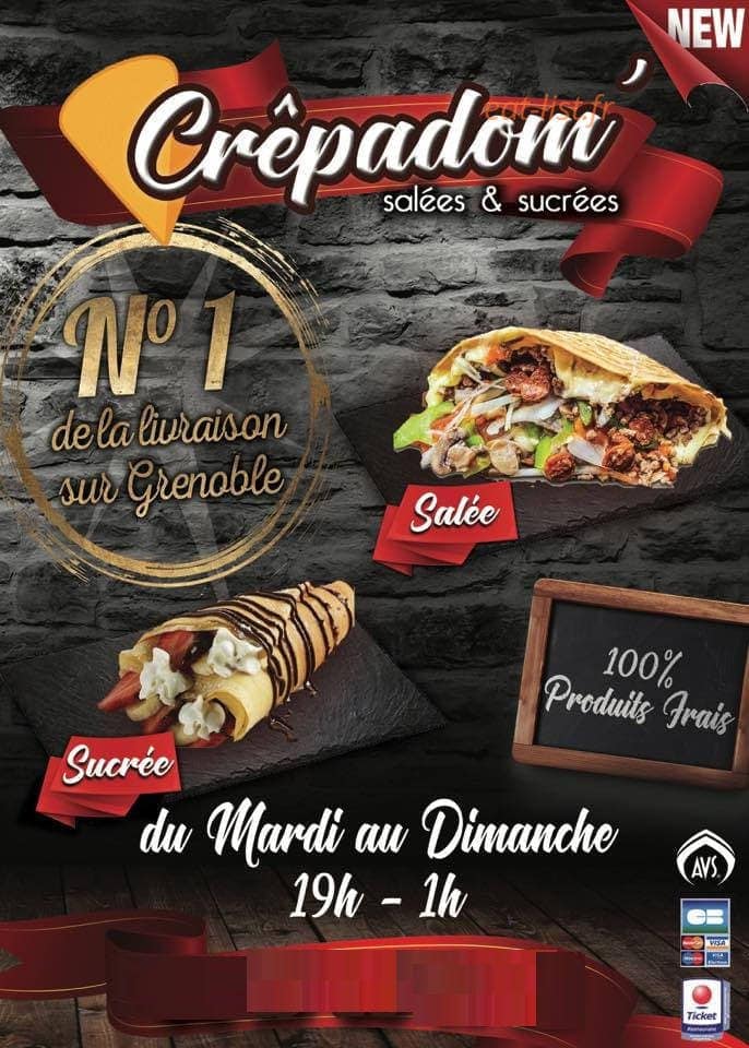 Crêpadom' — carte page 1