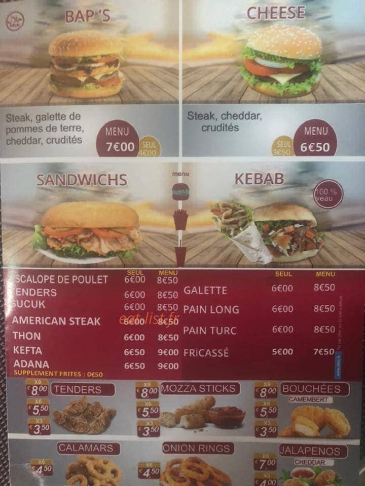 Dilara Café Restaurant — carte page 1