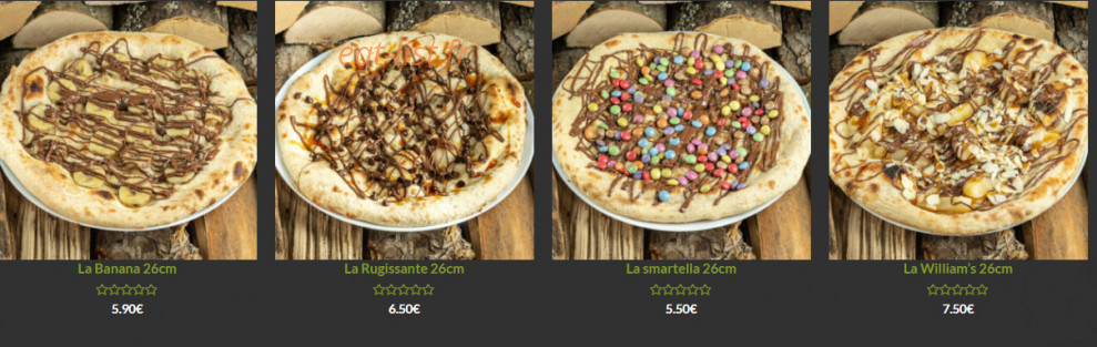 Fuoco Pizzas — carte page 5