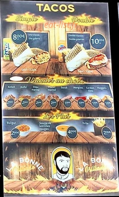 La Bonne Grillade — carte page 3