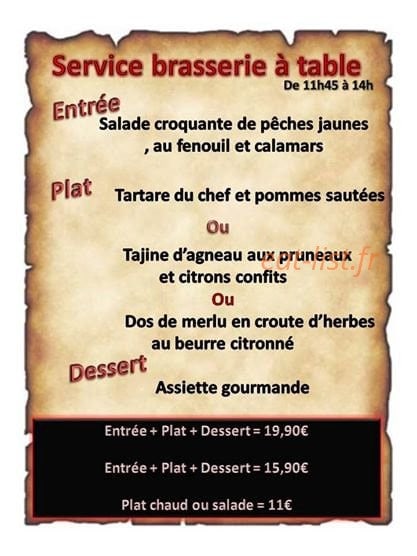 La Table des Pirates — carte page 2