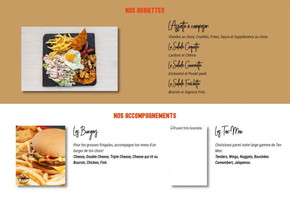 Le Pepper's — carte page 2