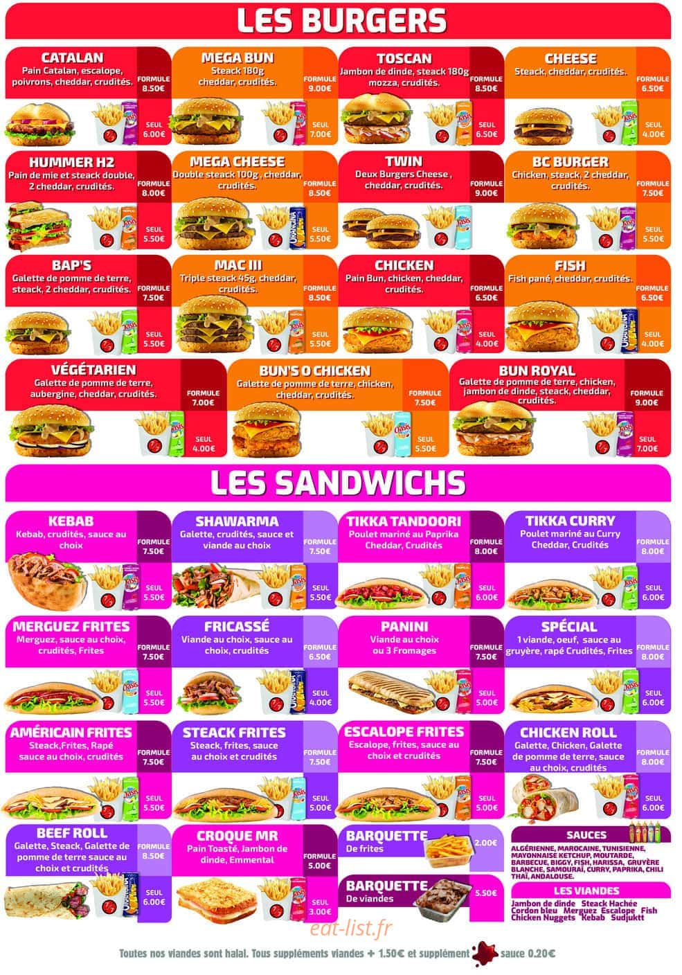 Le Sept Sur 7 — carte page 1