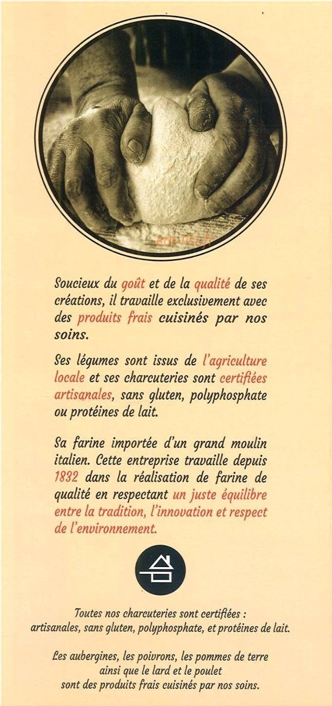 Luis Pizza — carte page 5