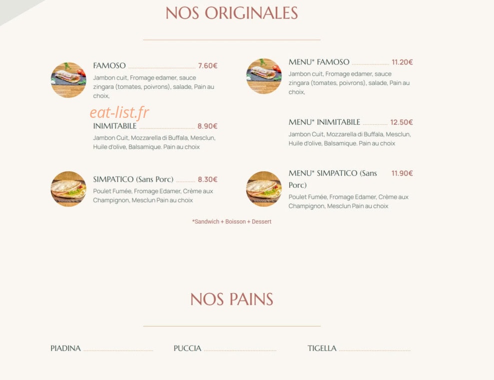 Lunicco — carte page 2