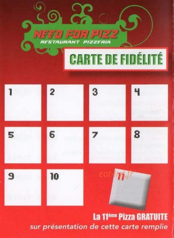 Need For pizza — carte page 5