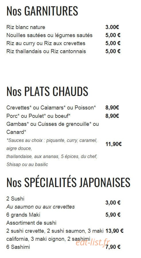 New Vina Wok — carte page 3