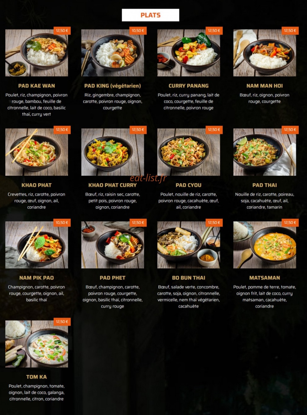 Paris Bangkok — carte page 3