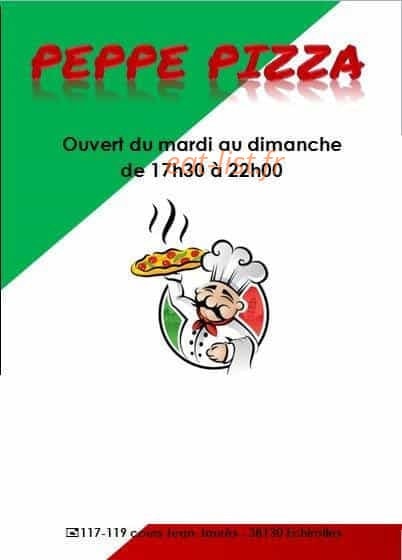 Peppe Pizza — carte page 1