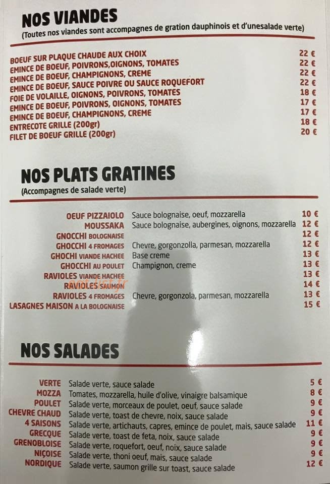 Pizzeria Gondola — carte page 3