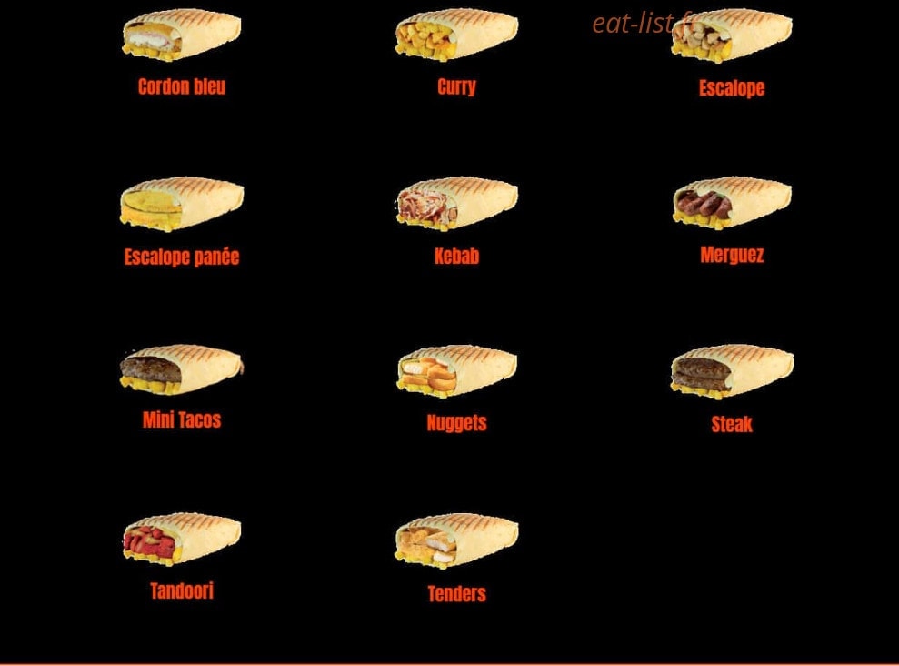 Royal-Food — carte page 9