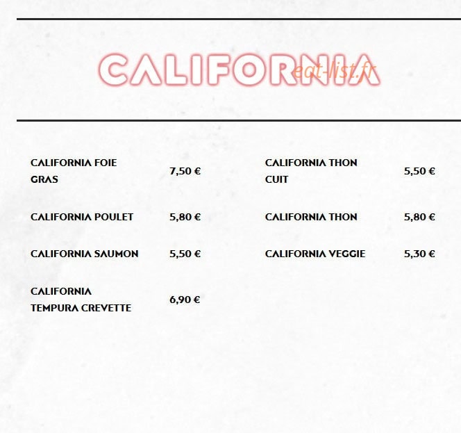 Sushi Way — carte page 4