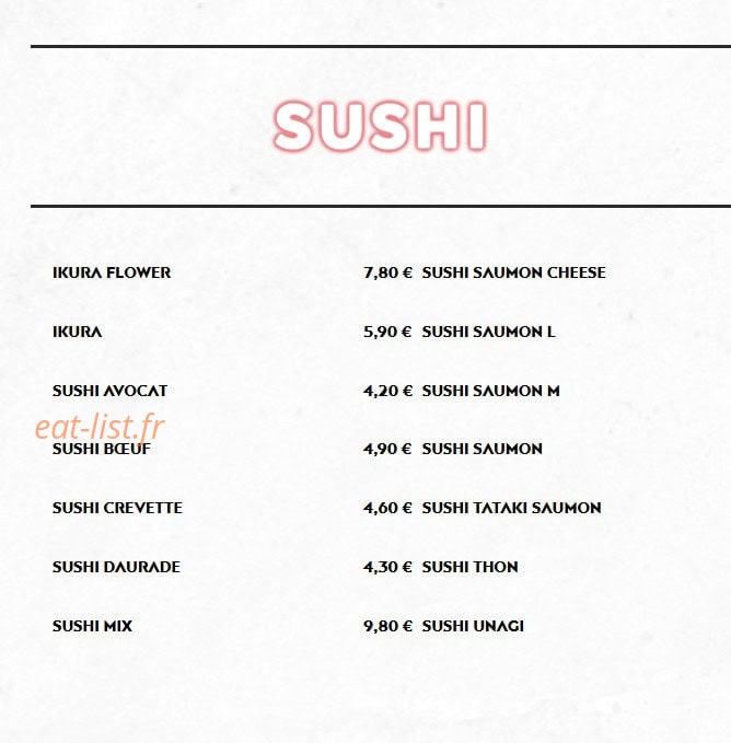 Sushi Way — carte page 8