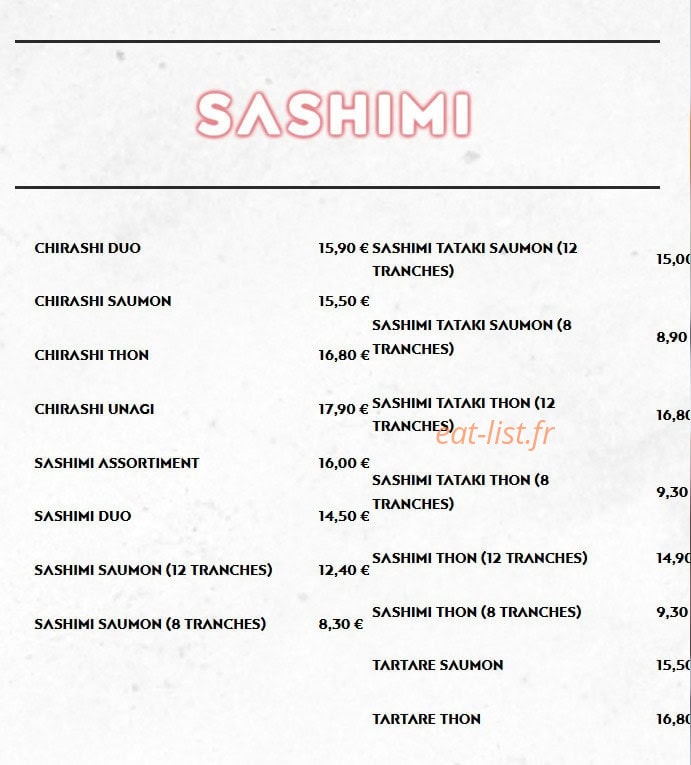 Sushi Way — carte page 7