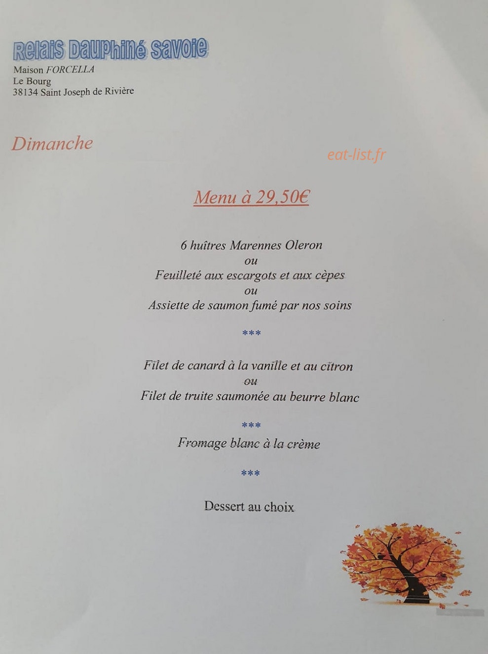 Relais Dauphiné-Savoie — carte page 1