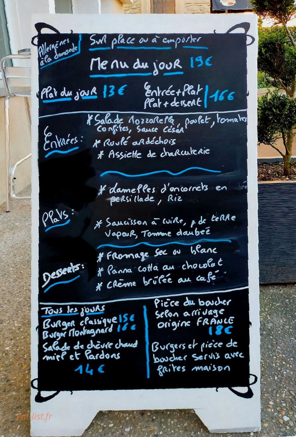 Le Petit Côtarin — carte page 1