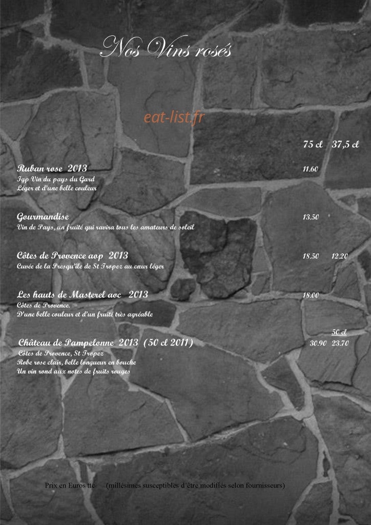 Le Régence — carte page 5
