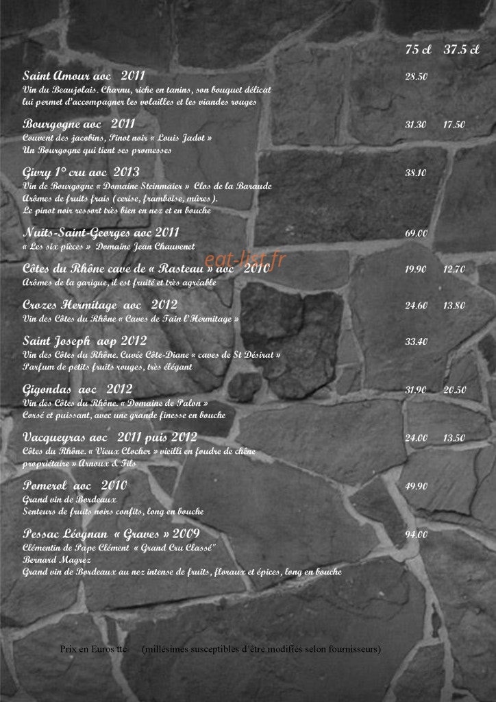 Le Régence — carte page 7