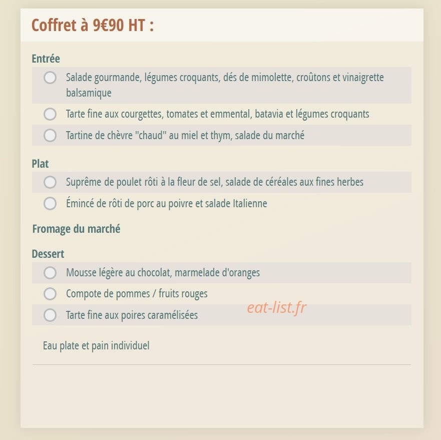 Le temps d'une pause — carte page 3