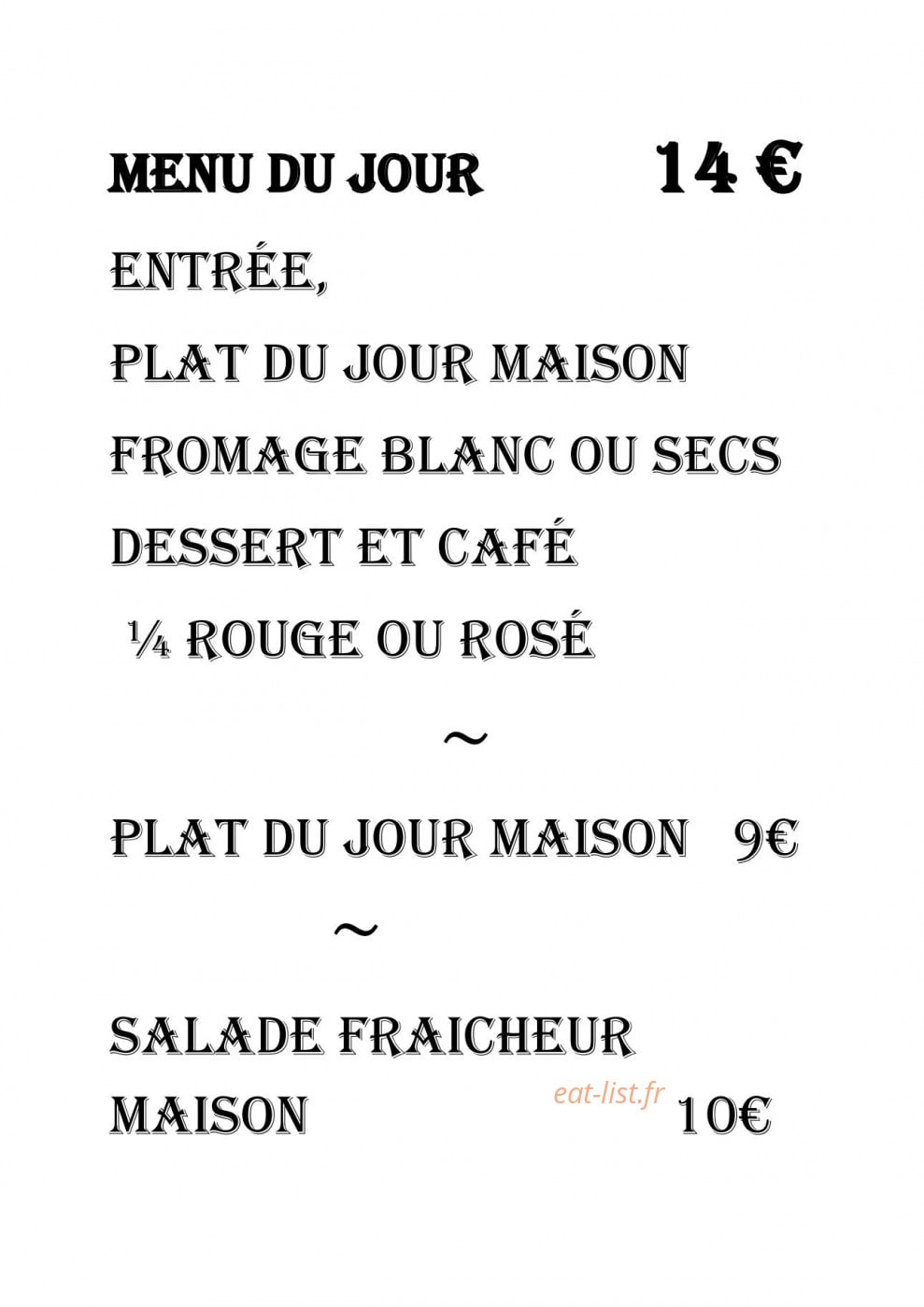 Chemin de Fer — carte page 1