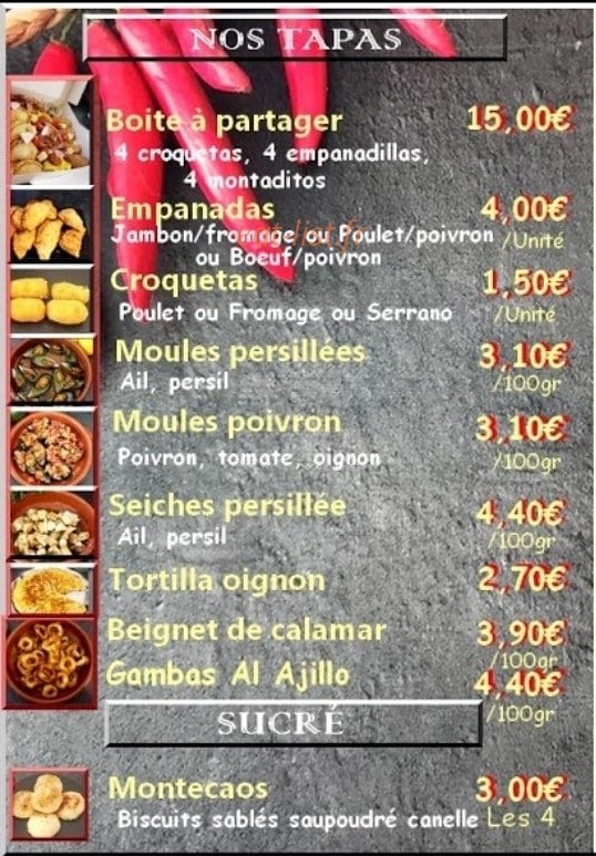 Chez Dario &  Mia — carte page 2